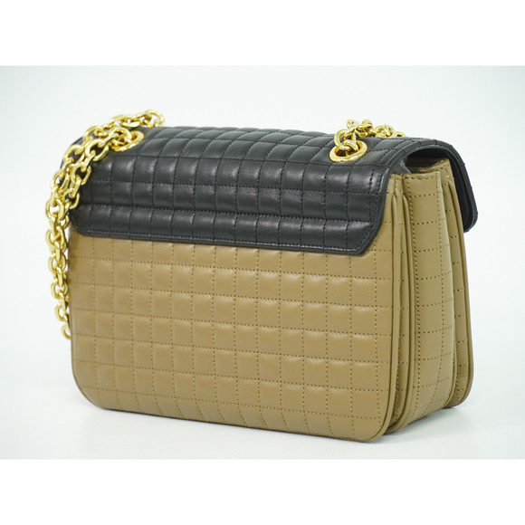 Celine C Bag Quilted Leather Small Brown Leather - Picture 2 of 10